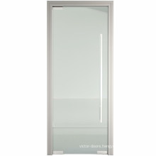 Shaneok Aluminum Alloy Frame Tempered Glass Interior Door